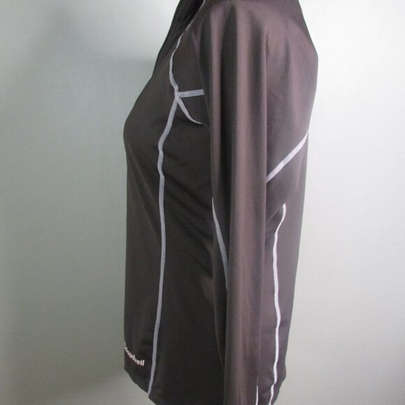 Cloudveil Pullover Jacket Top M Brown 1/2 Zip - Picture 10 of 12